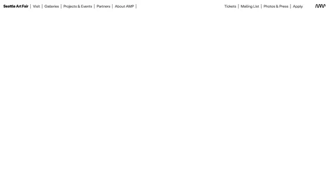 Seattle Art Fair Website preview