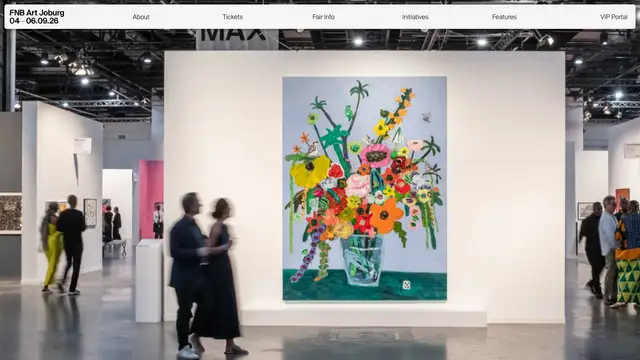 FNB Art Joburg Website preview