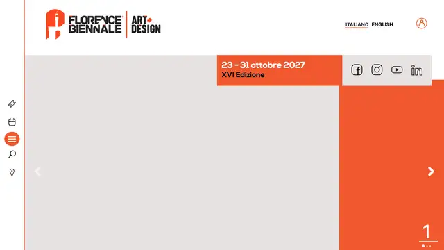 Florence Biennale Website preview