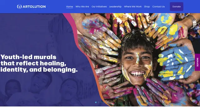 Artolution Website preview