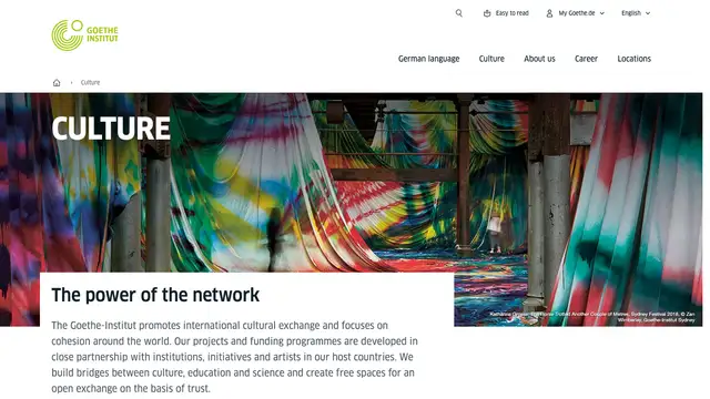 Goethe-Institut Culture Website preview