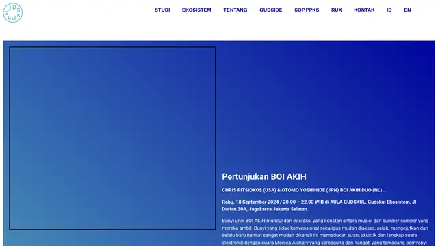 Gudskul Website preview