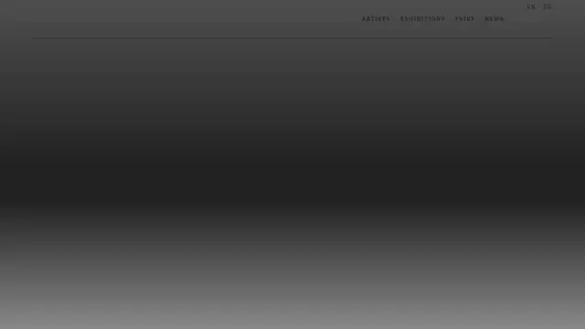Konrad Fischer Galerie Website preview