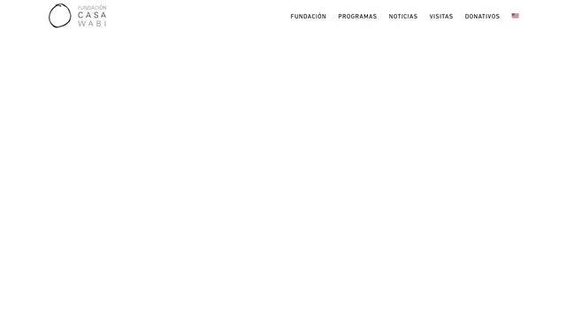 Casa Wabi Residency Website preview