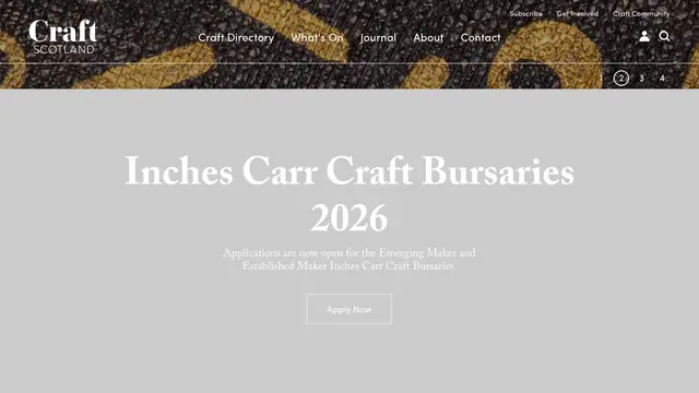 Craft Scotland Website preview