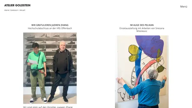 Atelier Goldstein Website preview