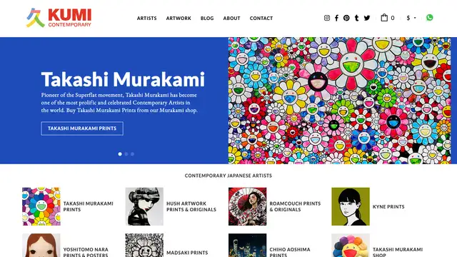 Kumi Contemporary Website preview