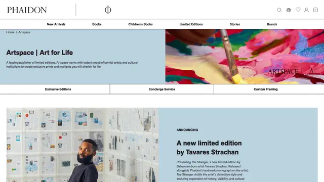 Artspace Website preview
