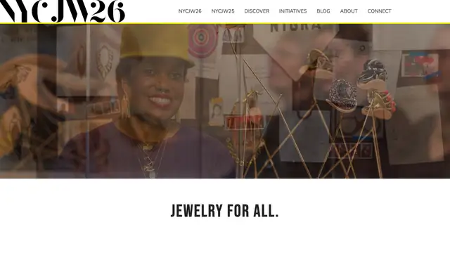 NYC Jewelry Week Website preview