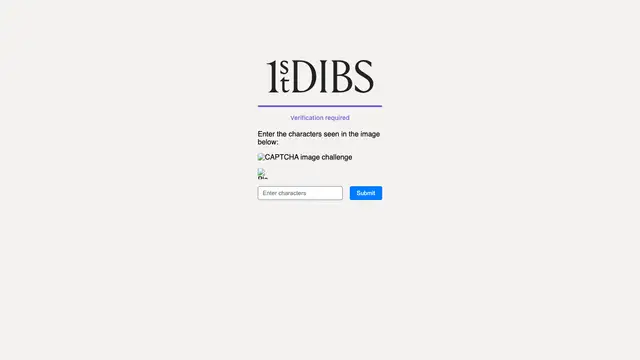 1stDibs Art Website preview