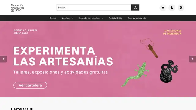 Artesanias de Chile Aperçu du site