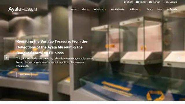 Ayala Museum Shop Website preview