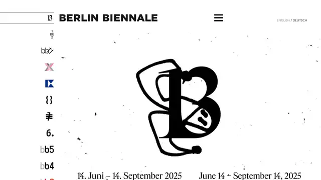 Berlin Biennale Website preview