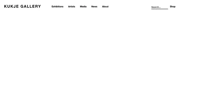 Kukje Gallery Website preview