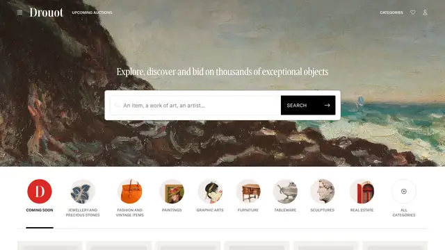 Drouot Website preview