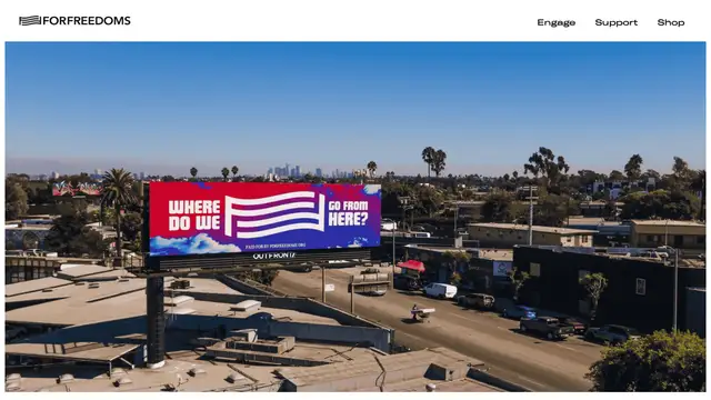 For Freedoms Website preview