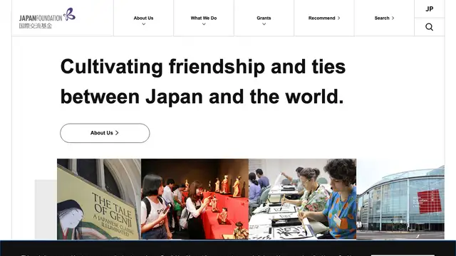 Japan Foundation Website preview