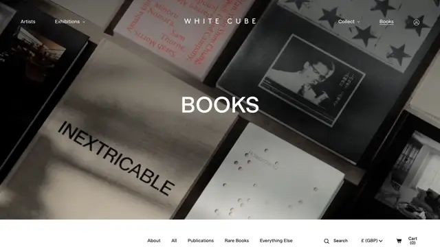 White Cube Shop Website preview