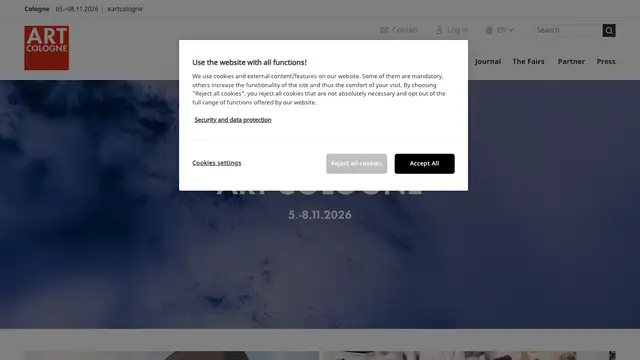 Art Cologne Website preview