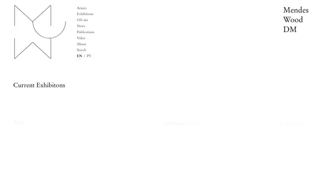 Mendes Wood DM Website preview