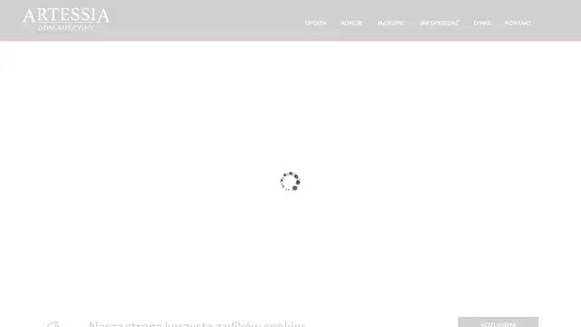 Artessia Aperçu du site