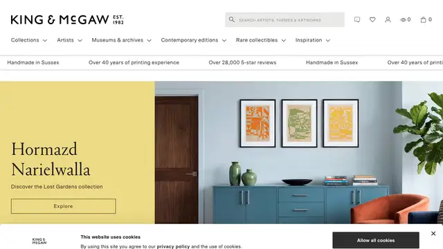 King & McGaw Website preview