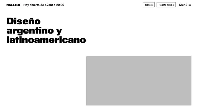 MALBA Tienda Website preview