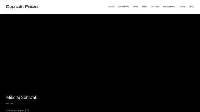 Capitain Petzel Website preview