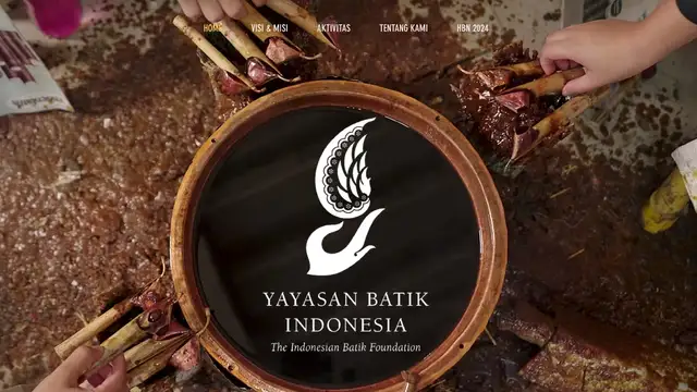 Yayasan Batik Indonesia 網站預覽
