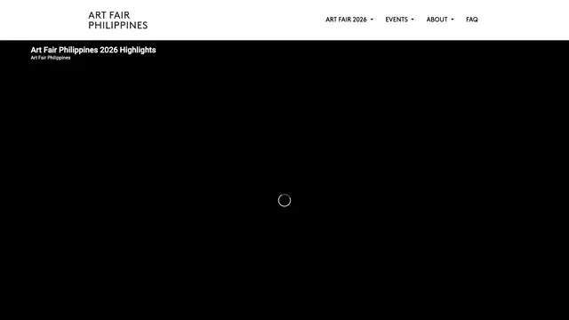 Art Fair Philippines Aperçu du site