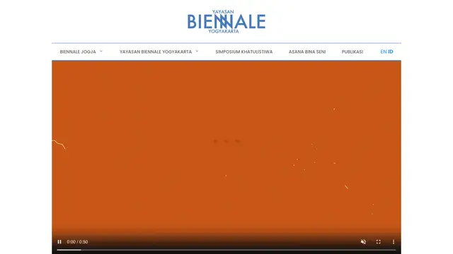 Yogyakarta Biennale 網站預覽