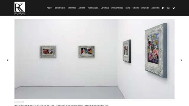 Richard Koh Fine Art 網站預覽