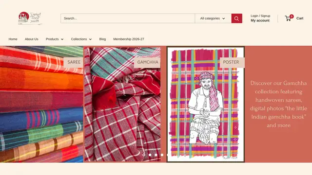 Dastkari Haat Samiti Website preview