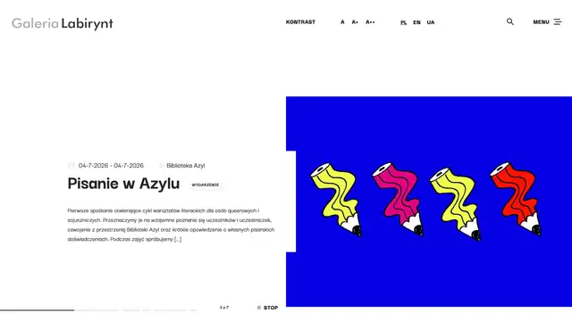 Galeria Labirynt Aperçu du site