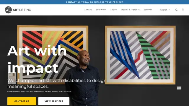 ArtLifting Website preview