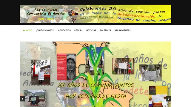 El Sistema de Museos Comunitarios Website preview