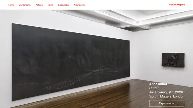 Sprüth Magers Website preview