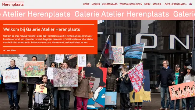 Atelier Herenplaats Website preview