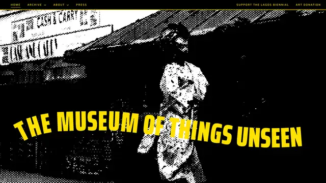 Lagos Biennial Website preview